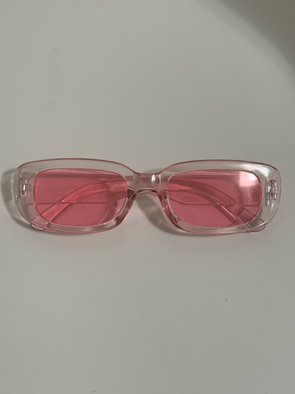 Bubblegum Pink Retro Sunglasses